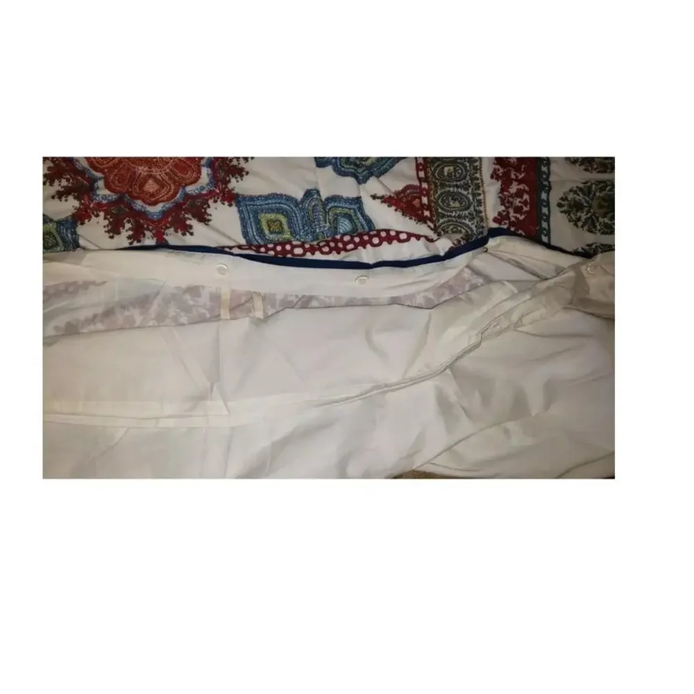 Pottery Barn Aurora Medallion Queen / Full Duvet Multicolored cotton 92 X 88